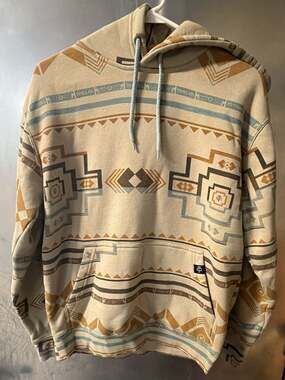 Troll Co. Desert Aztec Pullover Hoodie - XS